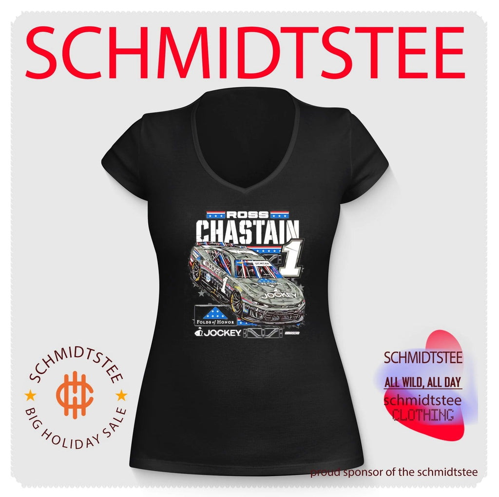 Ross Chastain no 1 2026 Jockey Folds of Honor shirt