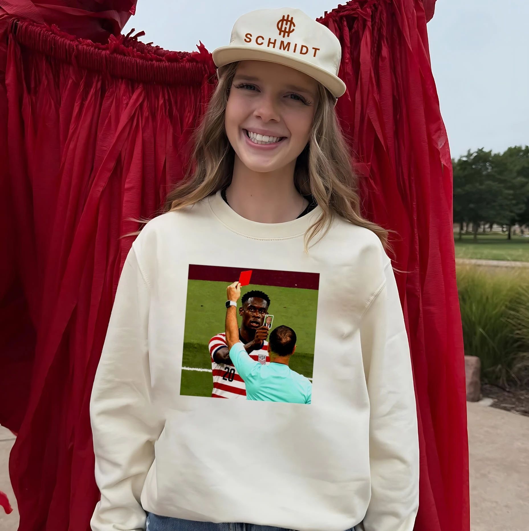 Balogun Activated The Trump Card Red Card Shirt