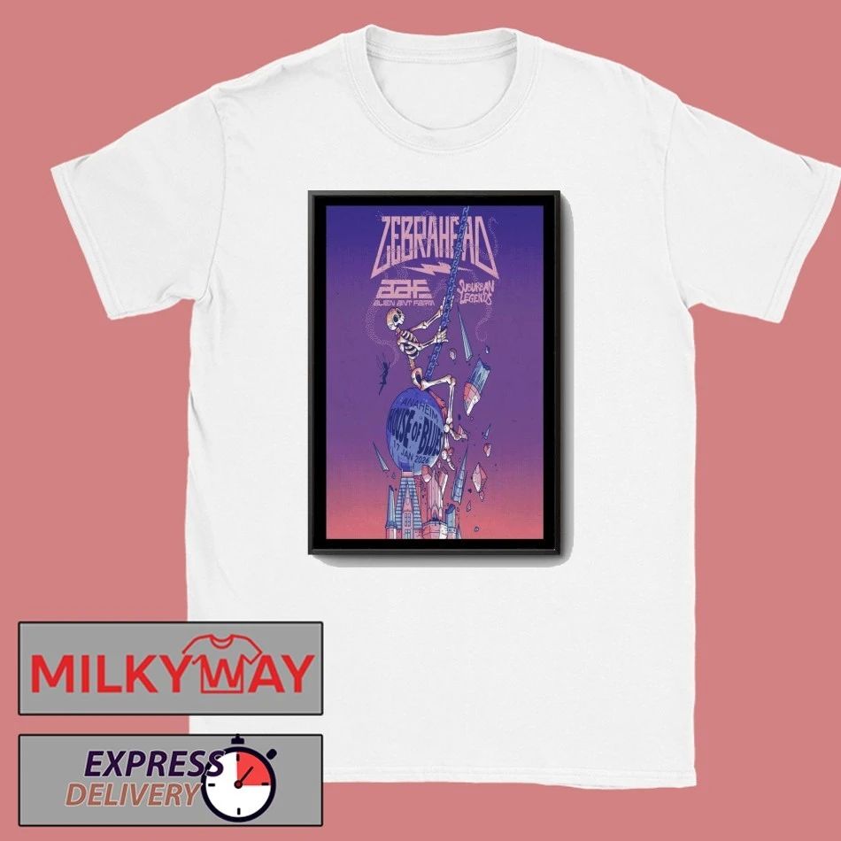 Zebrahead Jan 17 2026 House of Blues Anaheim, Anaheim, CA Poster shirt