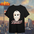 Bernie Parent Ice Hockey Mask Believe Shirt