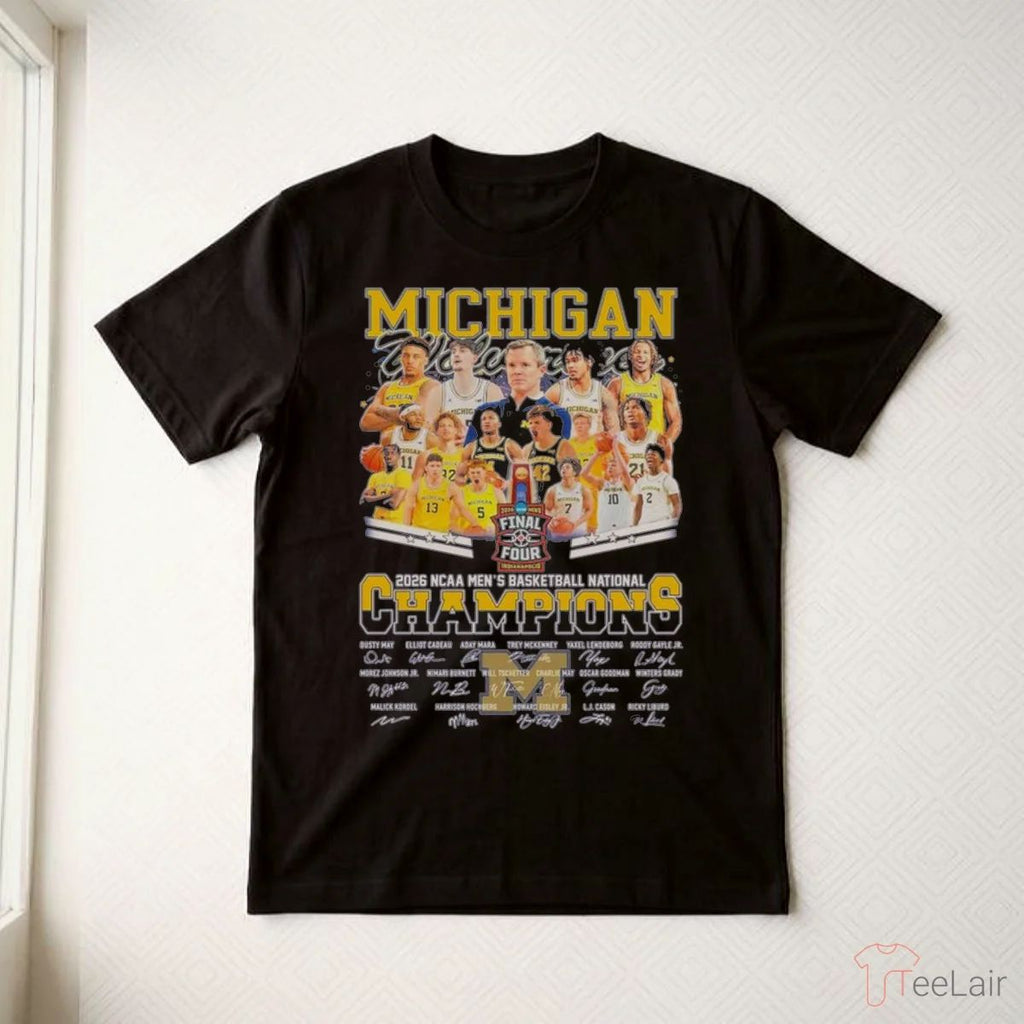 Michigan 2026 Ncaa Men’S Basketball National Champions Shirt