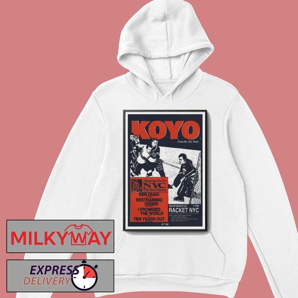 Koyo lihc Show Racket NYC in New York Nov 23, 2025 Poster shirt