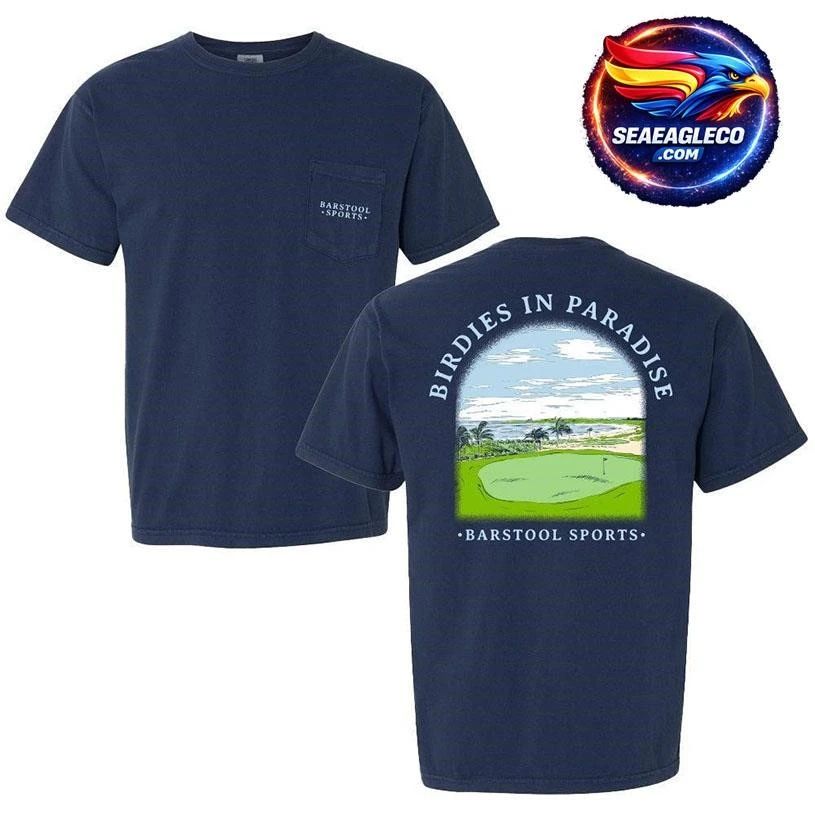 Birdies In Paradise Two Sided Shirt
