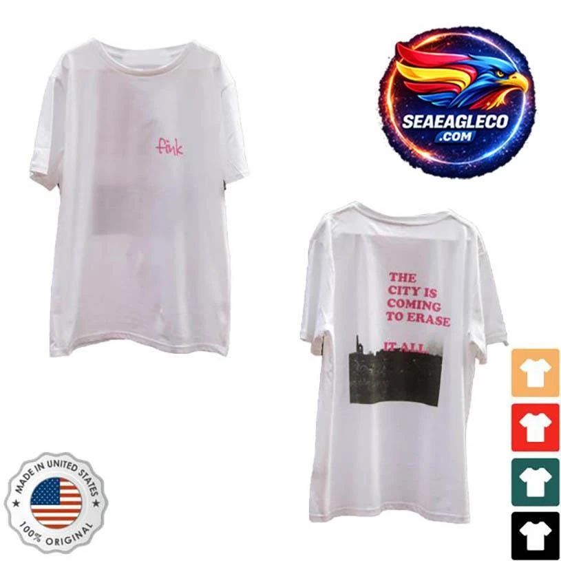 Fink Tin Mine Album Title Two Sided Shirt