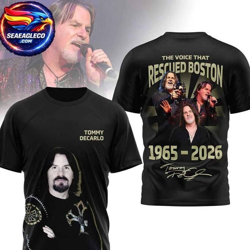Tommy Decarlo The Voice That Rescued Boston 1965-2026 Two Sided Shirt