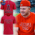 Los Angeles Angels Jesus Won 2026 We Will Prevail Two Sided Shirt