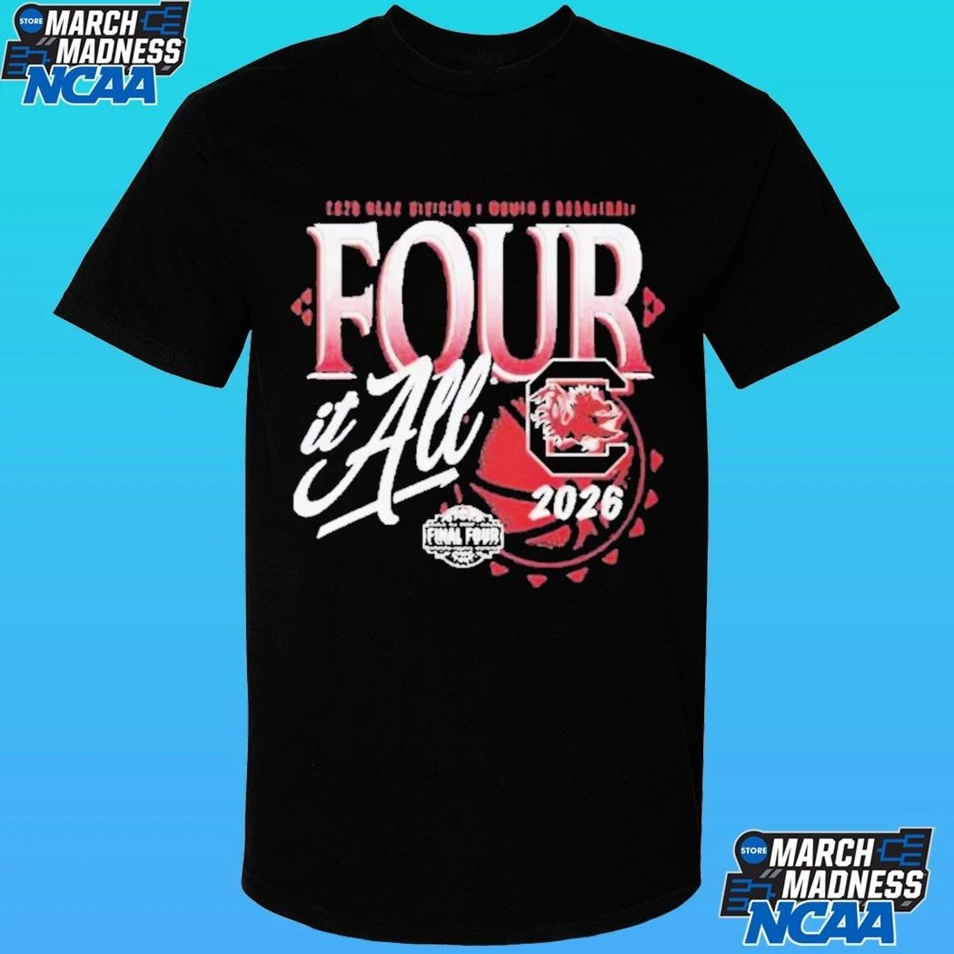 South Carolina Gamecocks Women’s Basketball Tournament 2026 NCAA March Madness Final Four Shirt