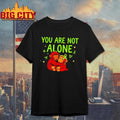 You Are Not Alone Baby Mental Health Awareness Monkey Punch Shirt