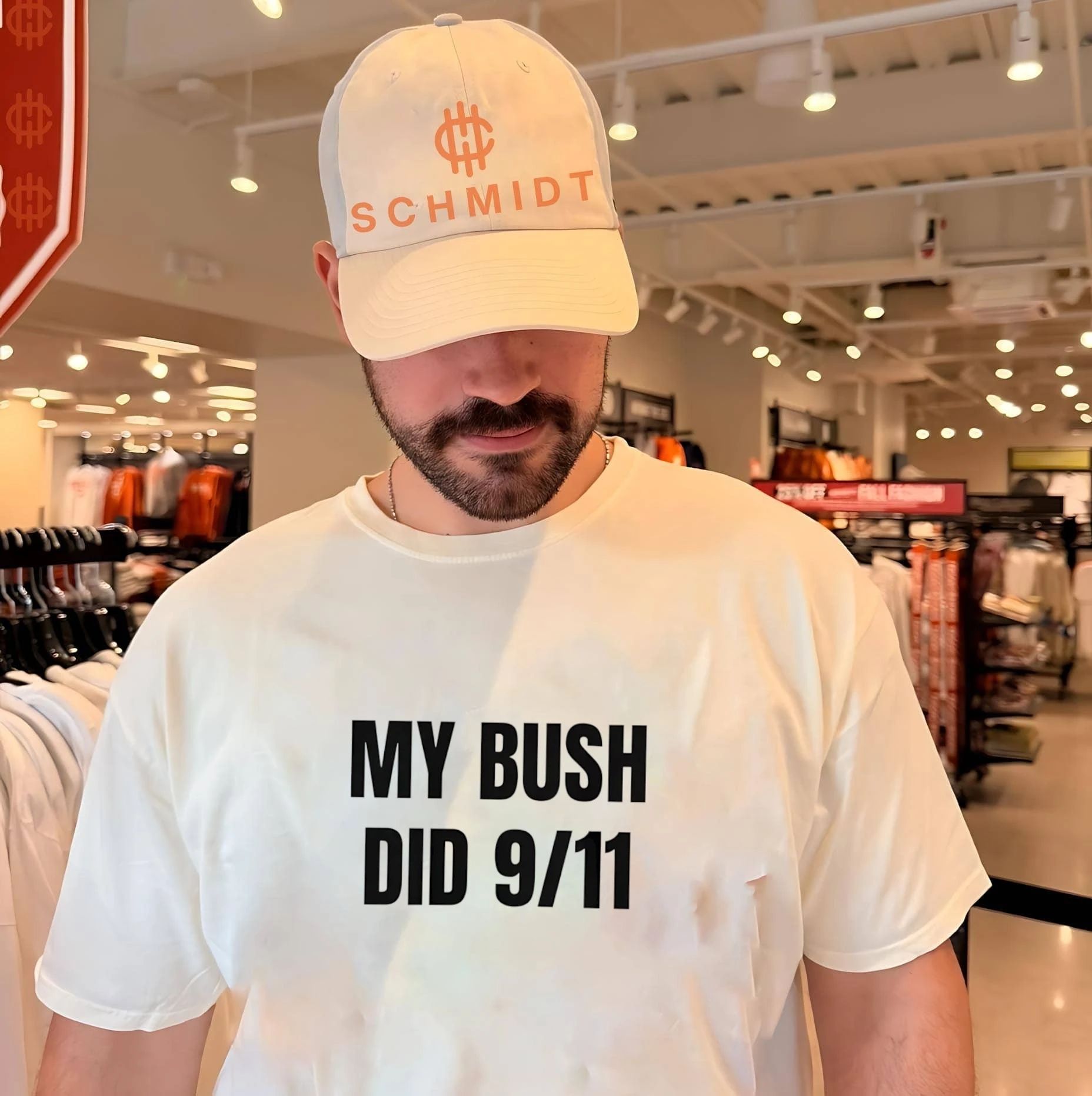 My Bush Did 9.11 Slogan political humor shirt