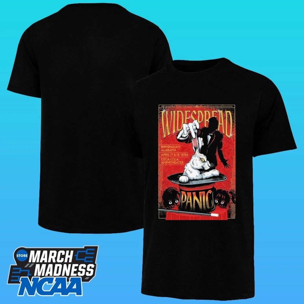 Widespread Panic In Birmingham Al On April 17-18 2026 Tour Shirt