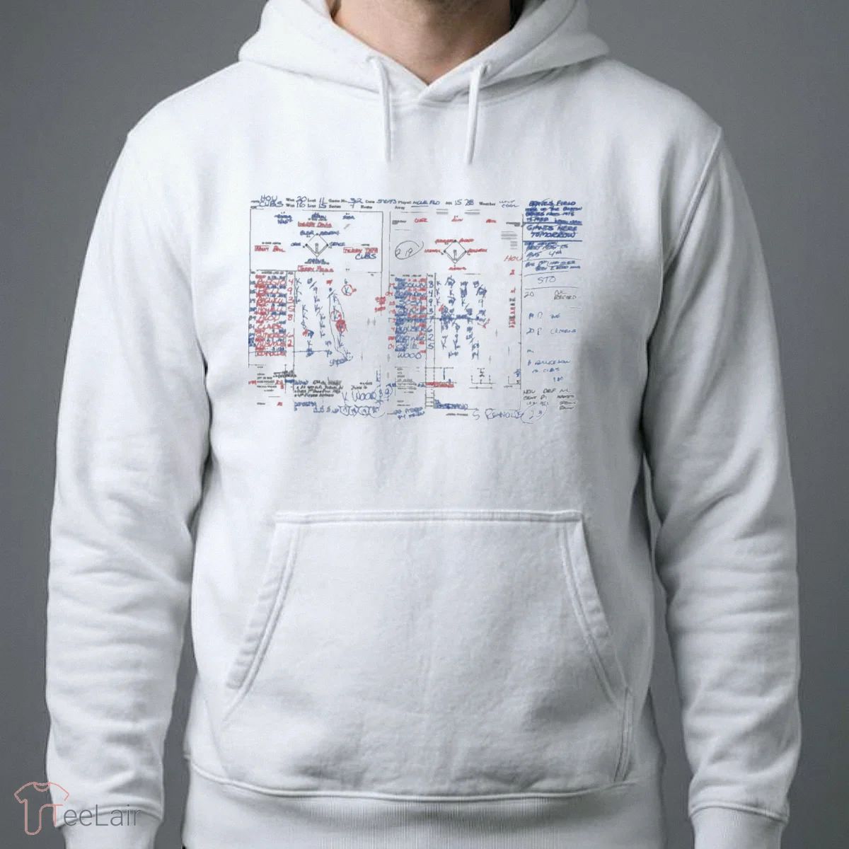 PAT HUGHES KERRY WOOD 20 STRIKEOUT SCOREBOOK T-Shirt