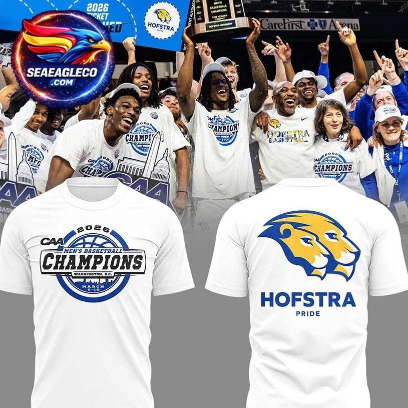 Hofstra Pride Men’s Basketball Are The Champions 2026 Two Sided Shirt