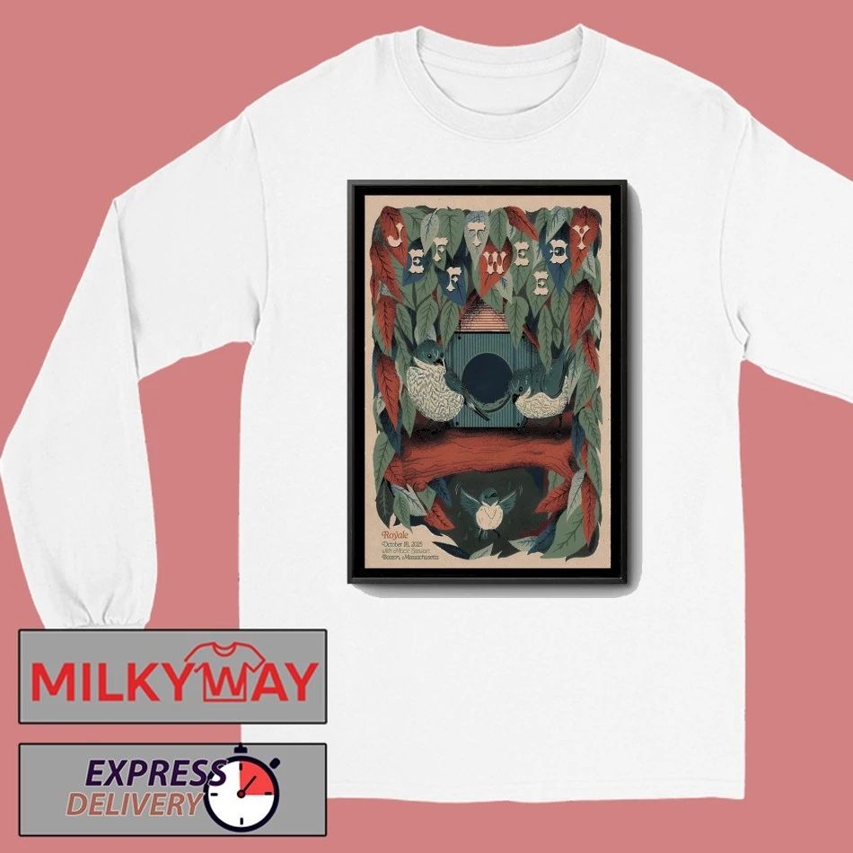 Jeff Tweedy The Royale Boston in Boston Show 2025 Poster shirt