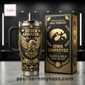 Iowa Hawkeyes Black & Gold Special Edition 40oz Tumbler With Handle