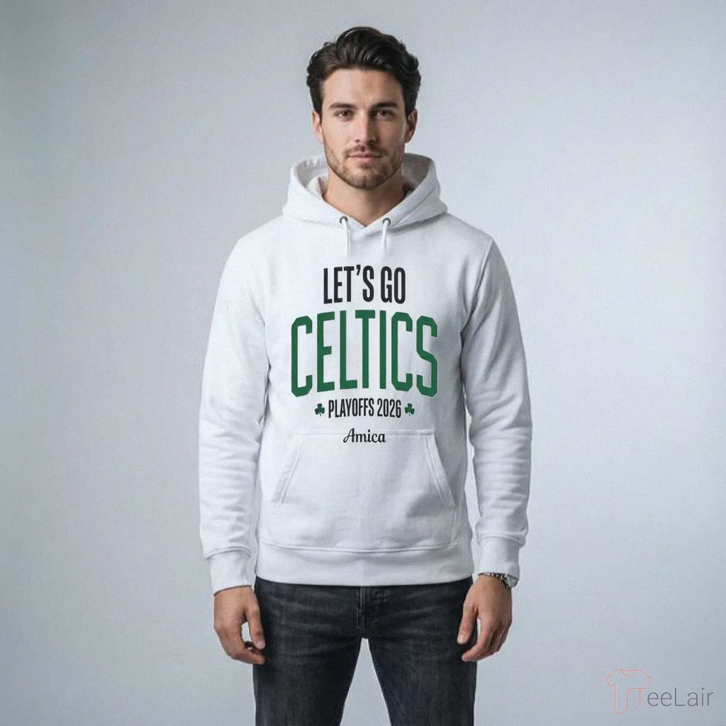 Boston Celtics Let’S Go Celtics Playoffs 2026 Amica Shirt