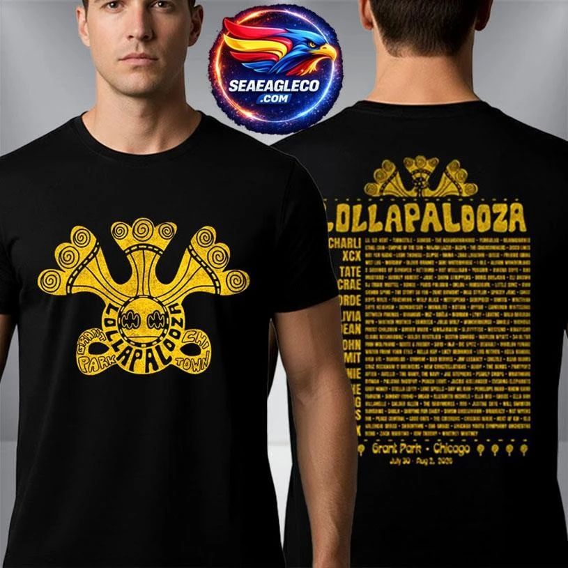 Lollapalooza 2026 Festival Two Sided Shirt