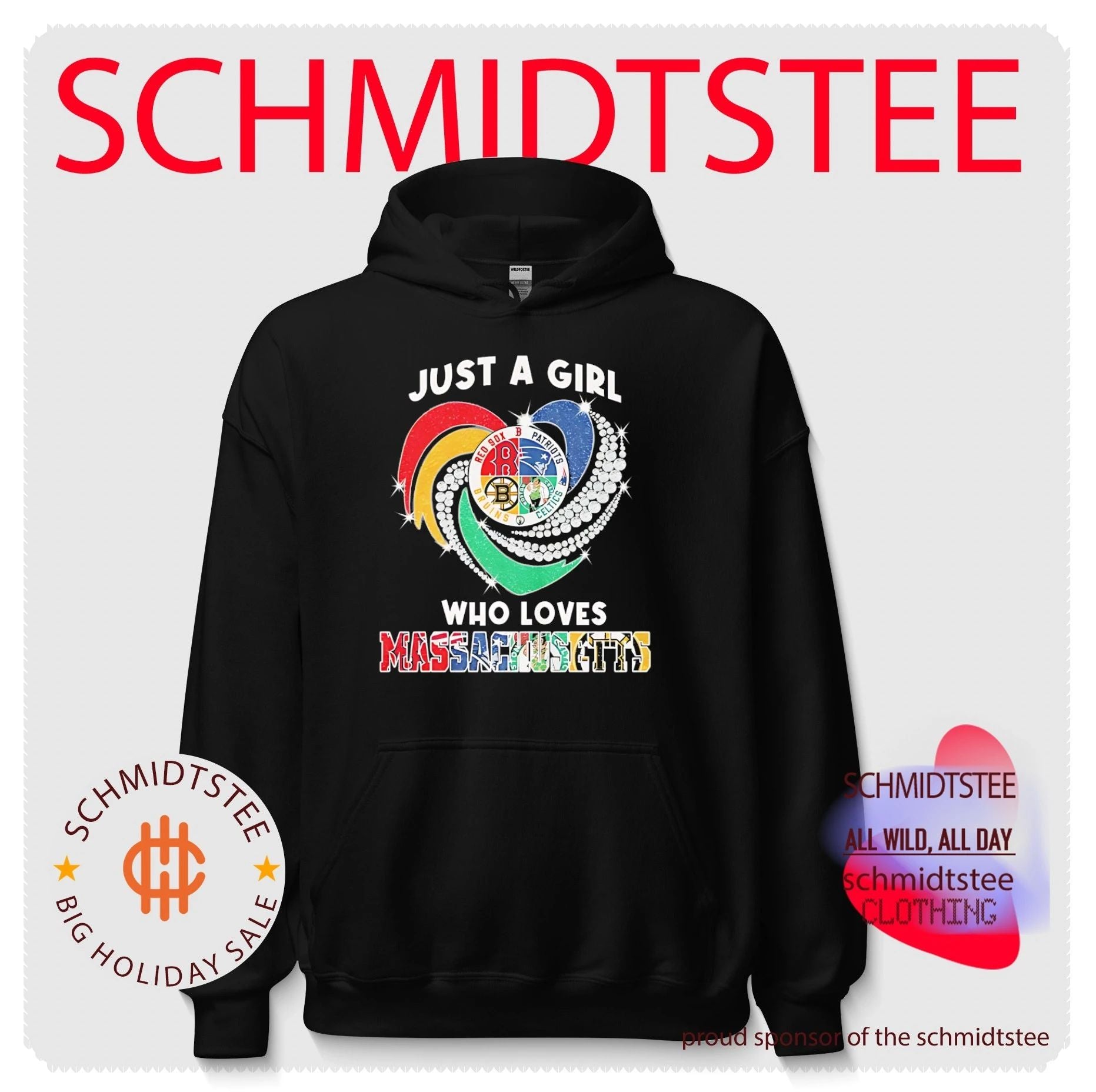 Just a girl who loves Massachusetts Boston sports teams logo shirt