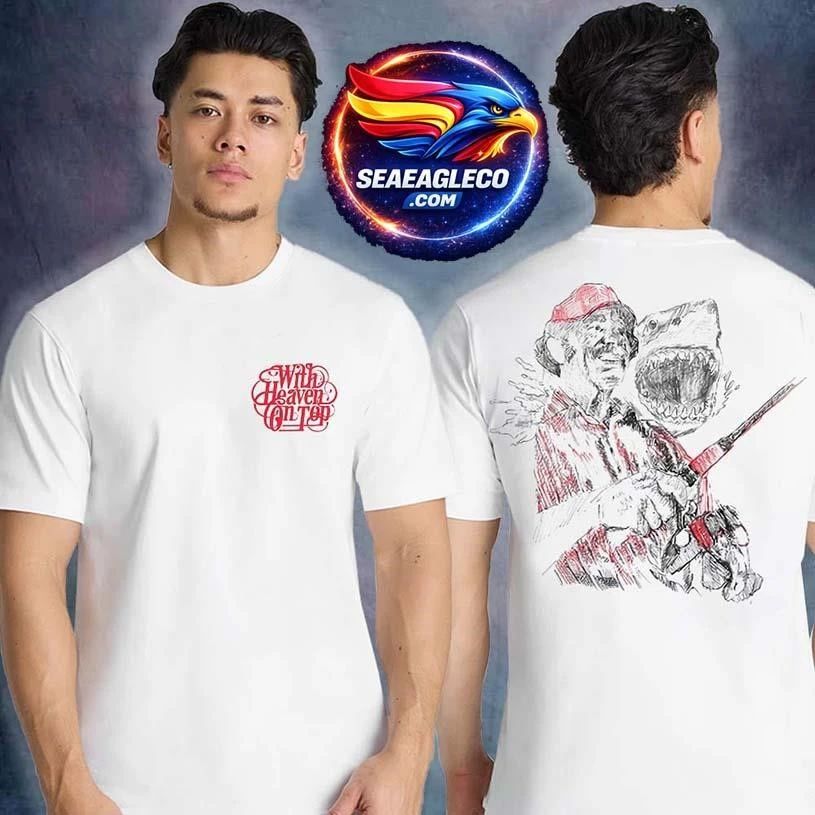 Zach Bryan Merch With Heaven On Tour 2026 Old Man The Sea Graphic Two Sided Shirt
