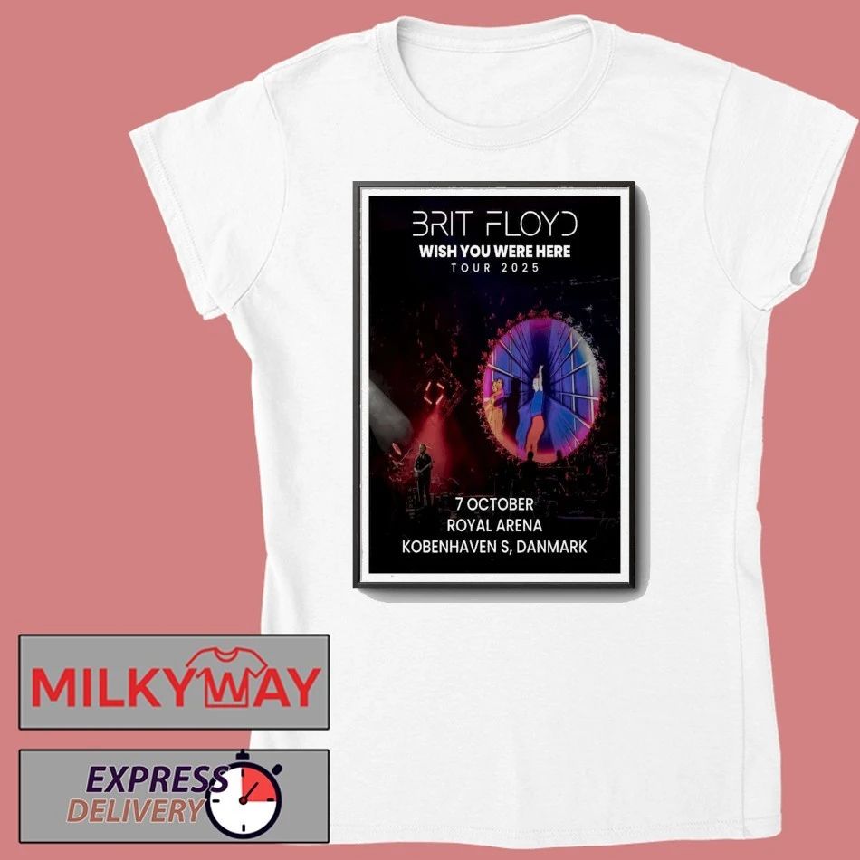 Brit Floyd Oct 7 2025 Royal Arena Kobenhavn Danmark Poster shirt