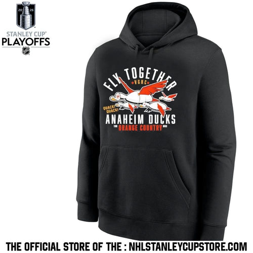 Anaheim Ducks Fly Together Orange County Hockey Quack Quack Shirt