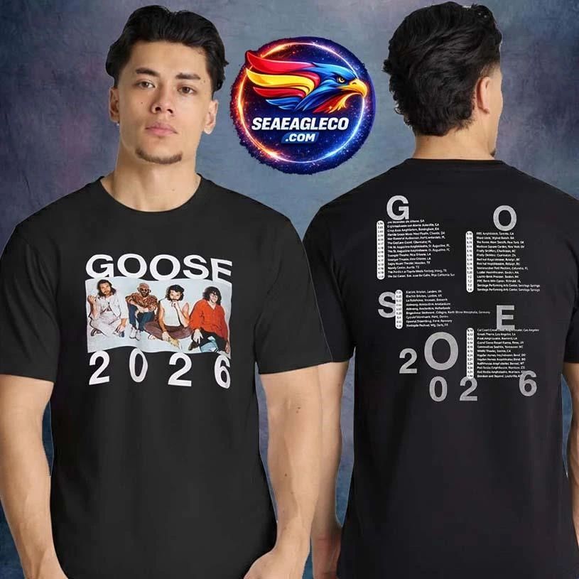 Goose An Evening With Goose Tour 2026 Schedule Two Sided Shirt