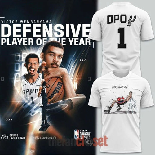 2026 DPOY Victor Wembanyama San Antonio Spurs Shirt