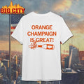 Orange champagne is great graphic shirt
