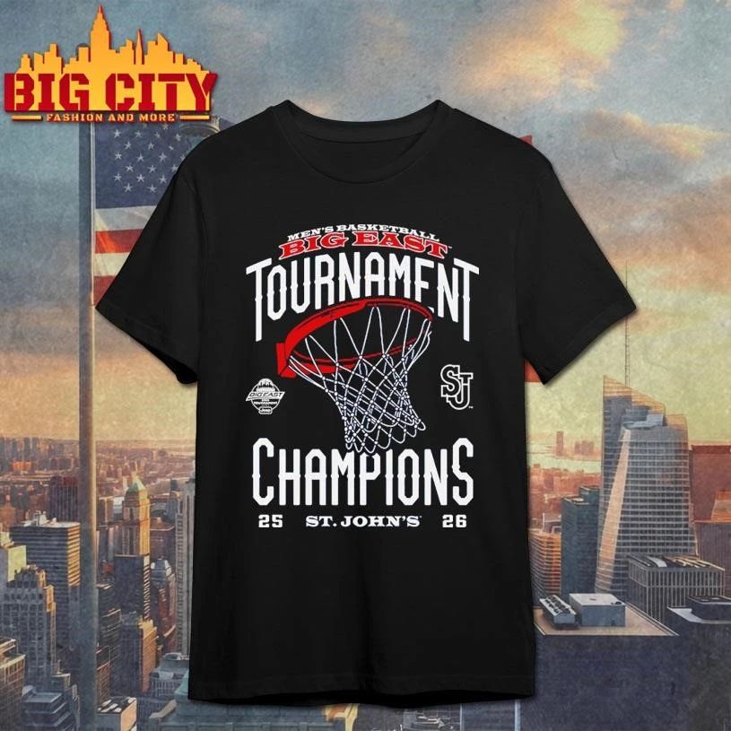 St. John’s Red Storm NCAA 2026 Men’s Basketball Big East Tournament Champions Official Locker Room Shirt