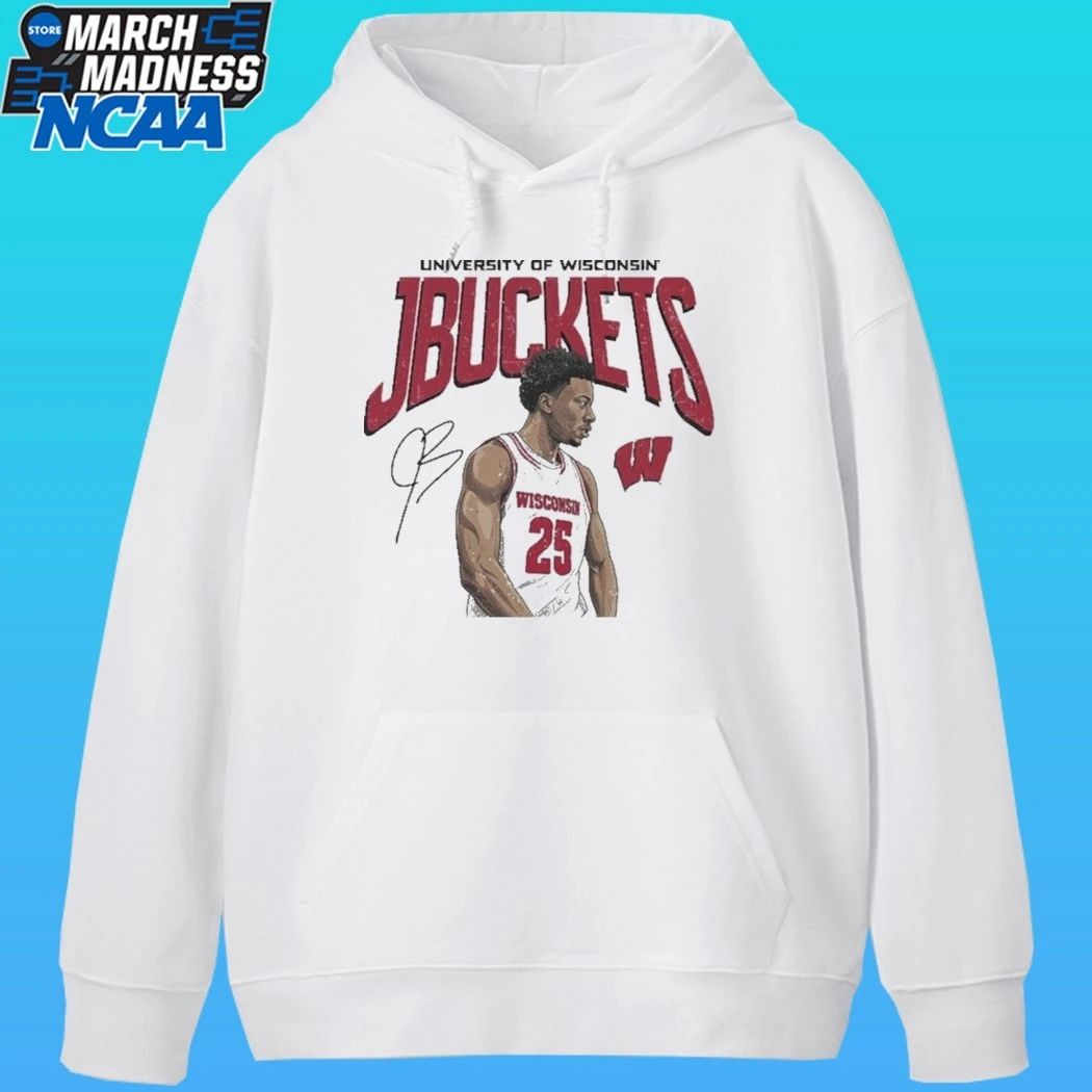 Wisconsin Badgers University Of Wisconsin Jbuckets John Blackwell Wisconsin Shirt