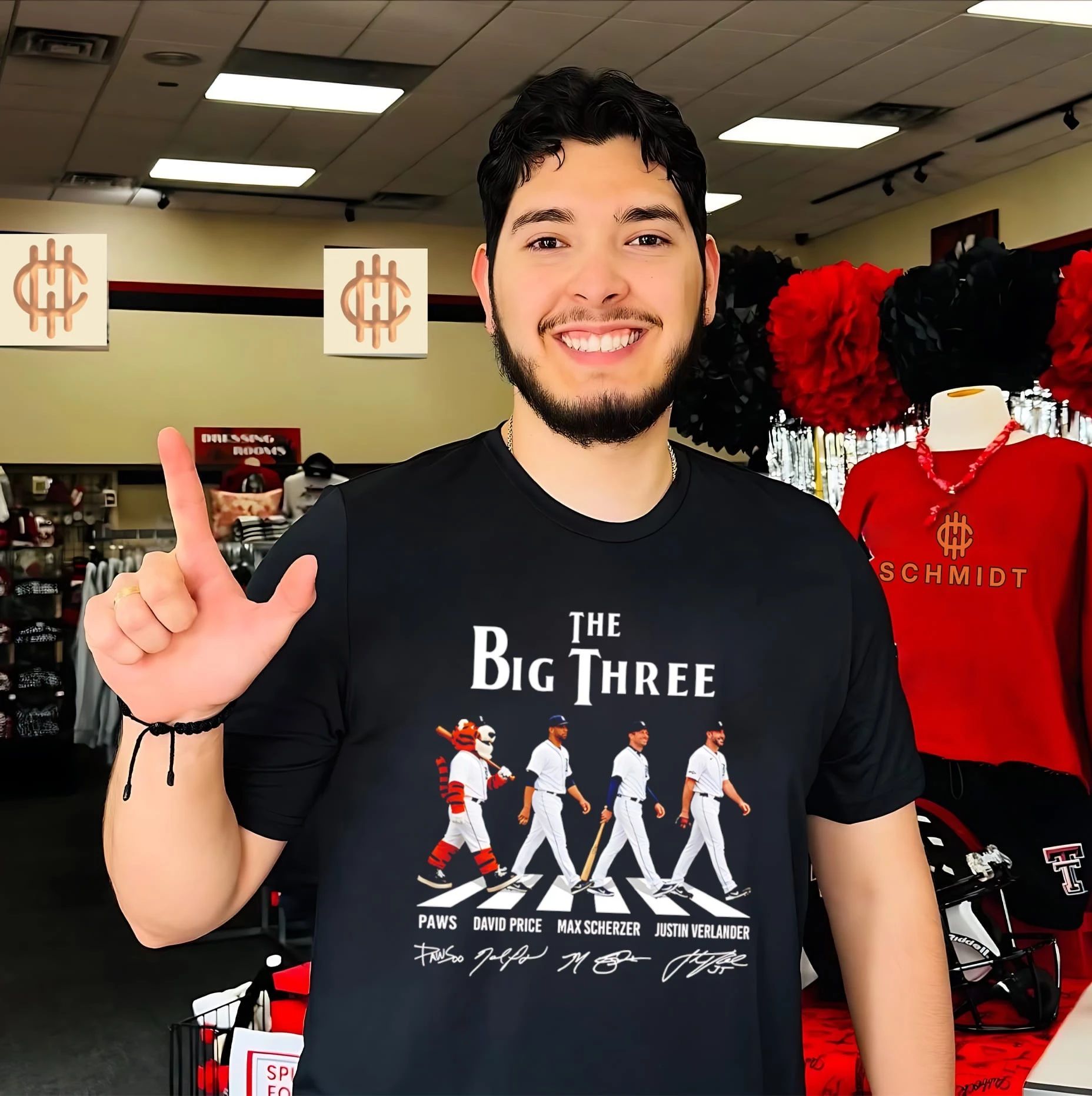 Detroit Tigers The Big Three Abbey Road signature shirt