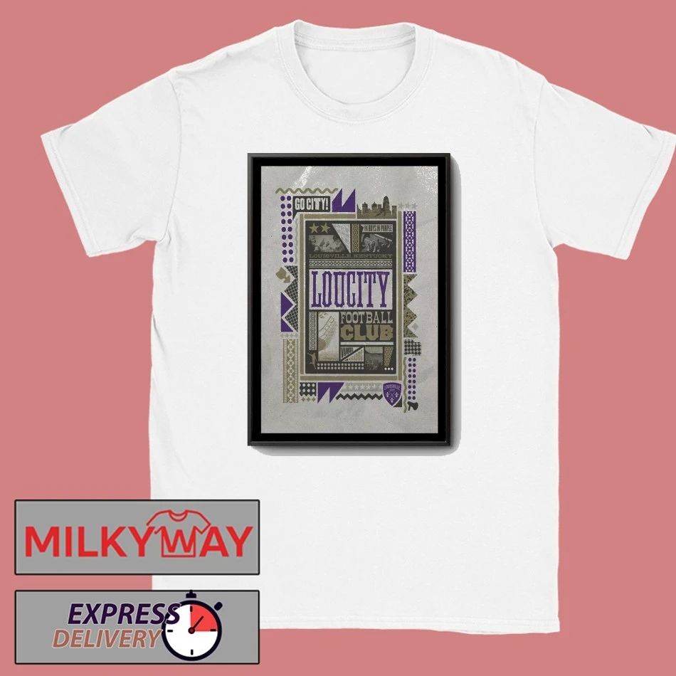 Louisville, Kentucky LouCity Football Club Poster shirt
