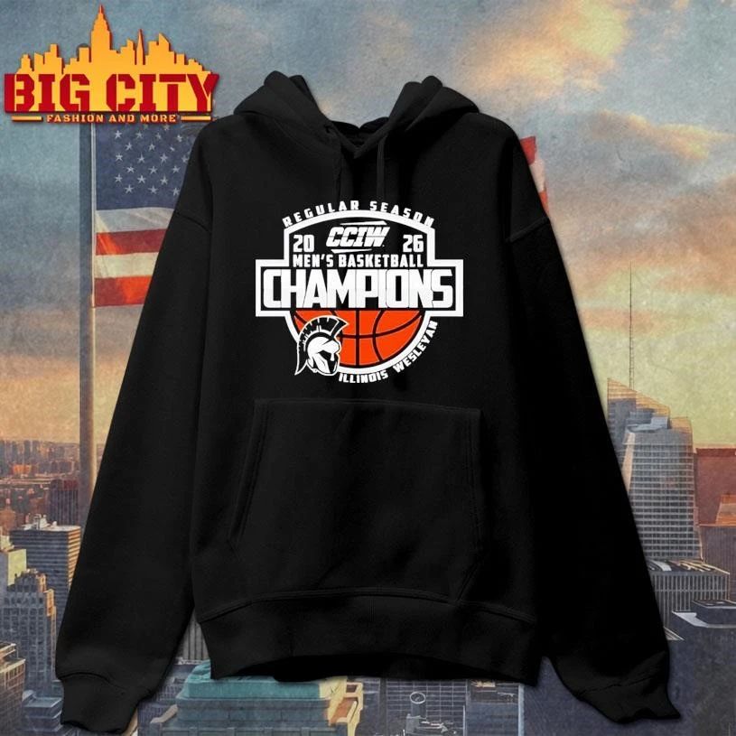 Illinois Wesleyan Men’s Basketball CCIW Regular Season Champions 2026 Shirt