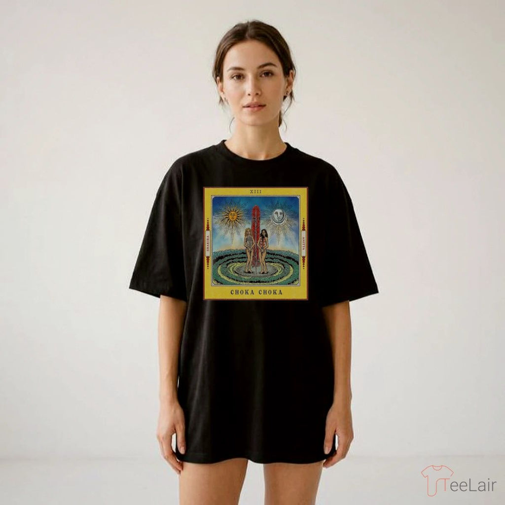 Shakira X Anitta Choka Choka Collab Tarot Card Style Art Shirt