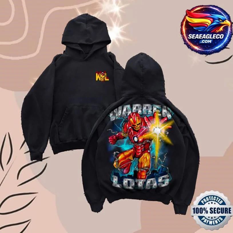 Warren Lotas Metal Guy Hoodie Two Sided Shirt