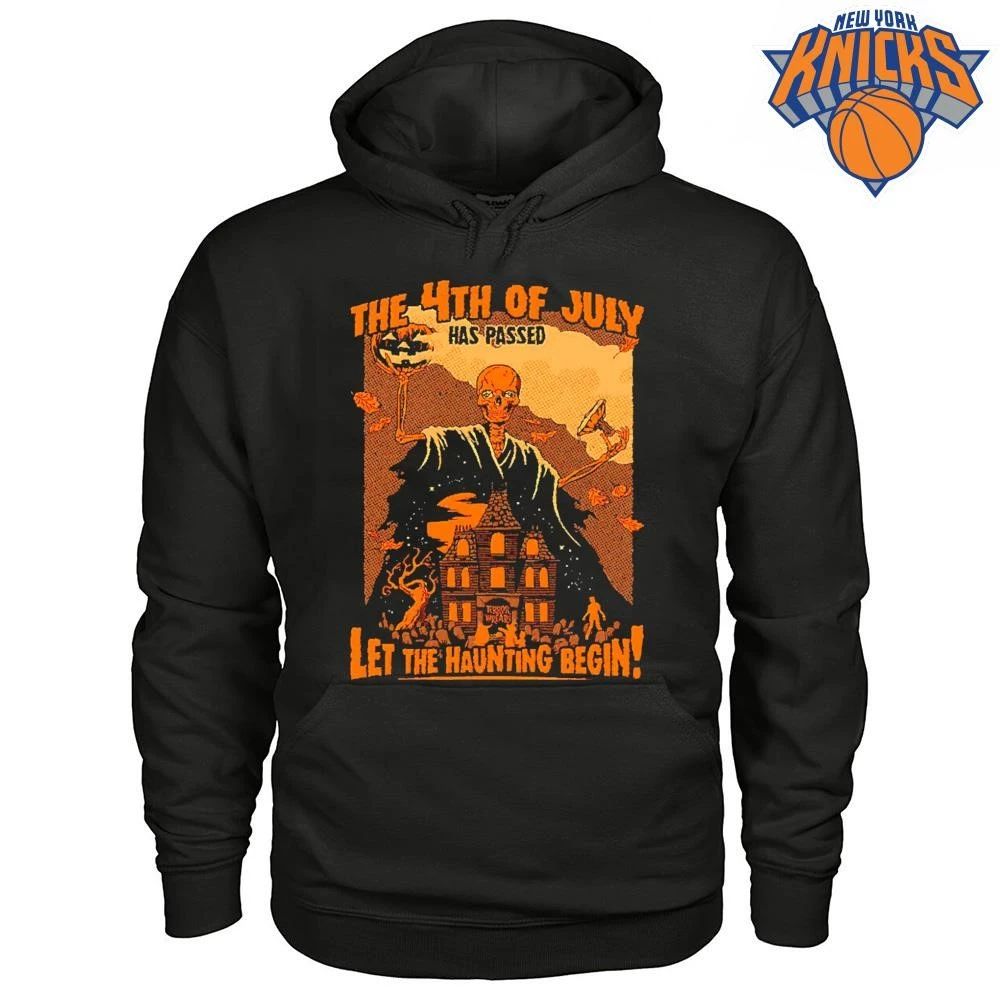 The 4th Of July Has Passed Let The Haunting Begin Halloween Skeleton Shirt