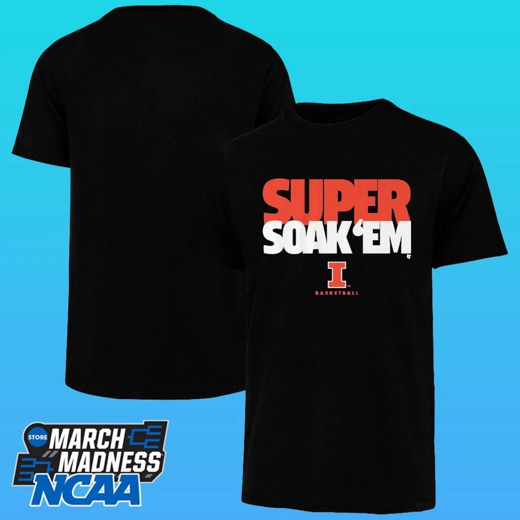 Illinois Basketball Super Soak ’em Shirt