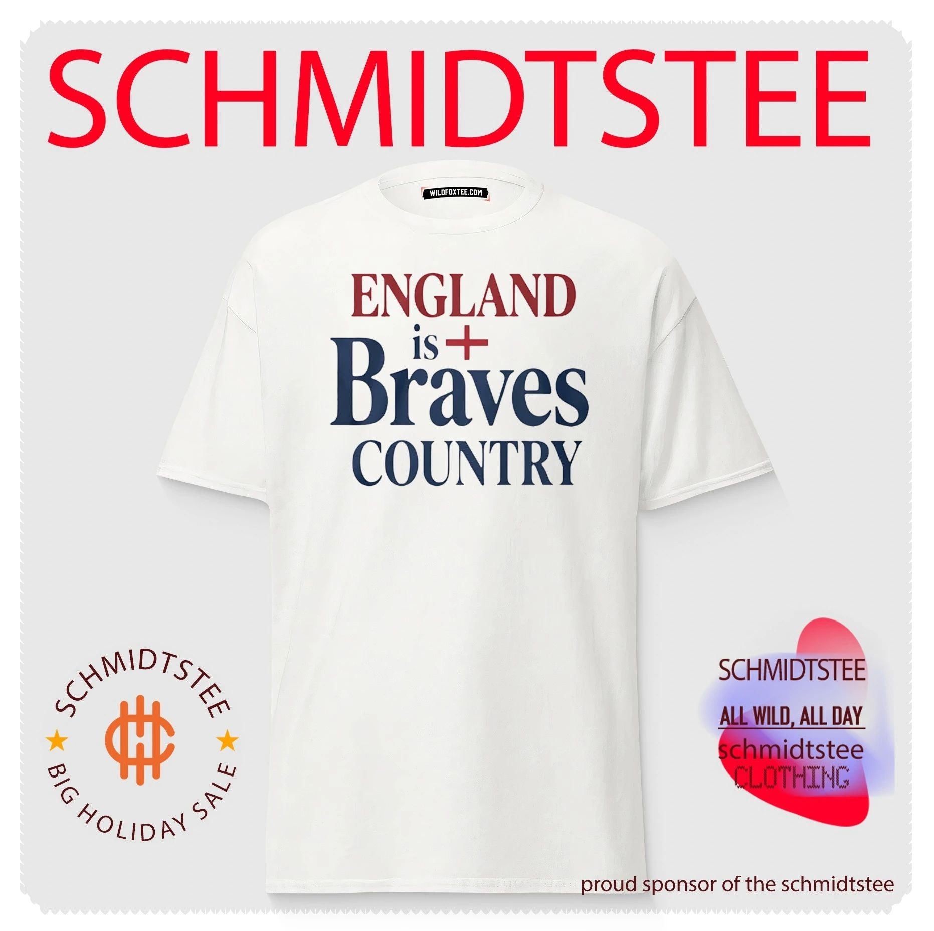 England Is Braves Country Flag Shirt