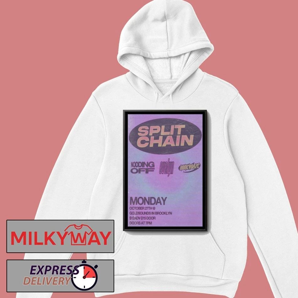 Split Chain Gold Sounds Brooklyn Oct 27 2025 Poster shirt
