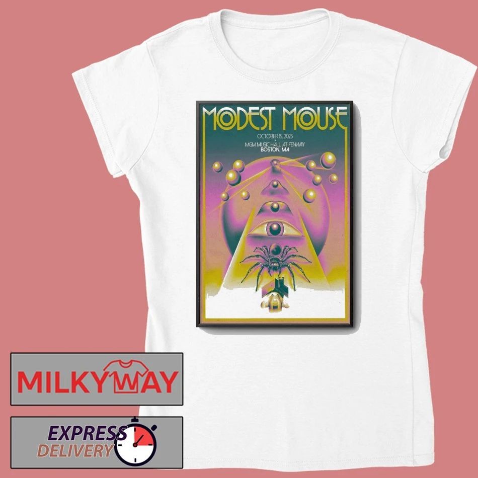 Modest Mouse 10.15.2025 MGM Music Hall at Fenway in Boston MA Poster shirt