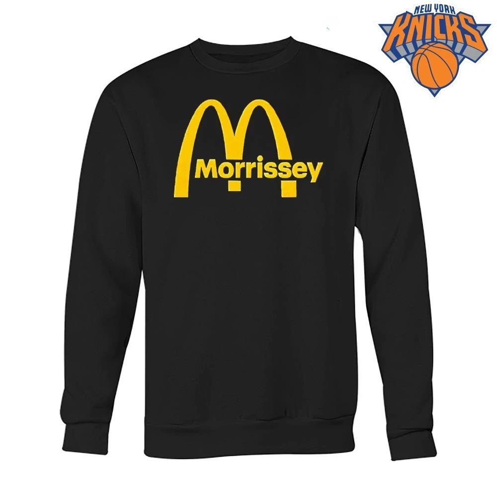 Morrissey McDonalds Golden Arches Logo Parody Smith Punk Rock Band shirt (1)