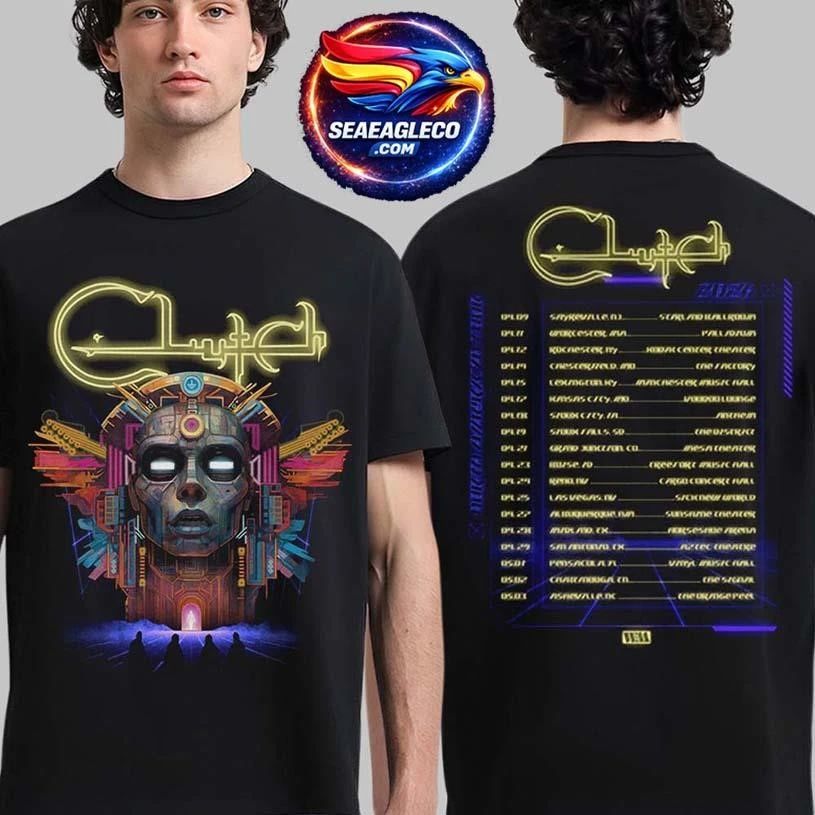 Clutch Suffer No Evil Tour 2026 Merch With Dates Back Two Sided Shirt