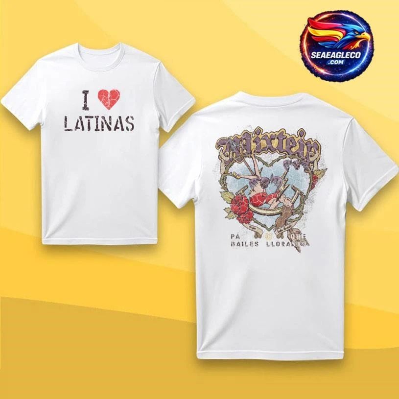 J Balvin MIXTEIP WHITE Two Sided Shirt