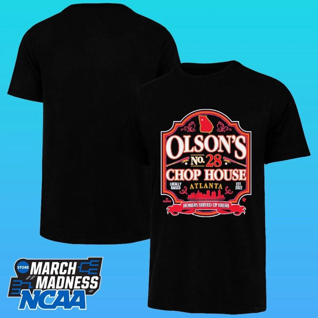 Matt Olson’s Chop House Atlanta Homers Served Up Fresh Shirt