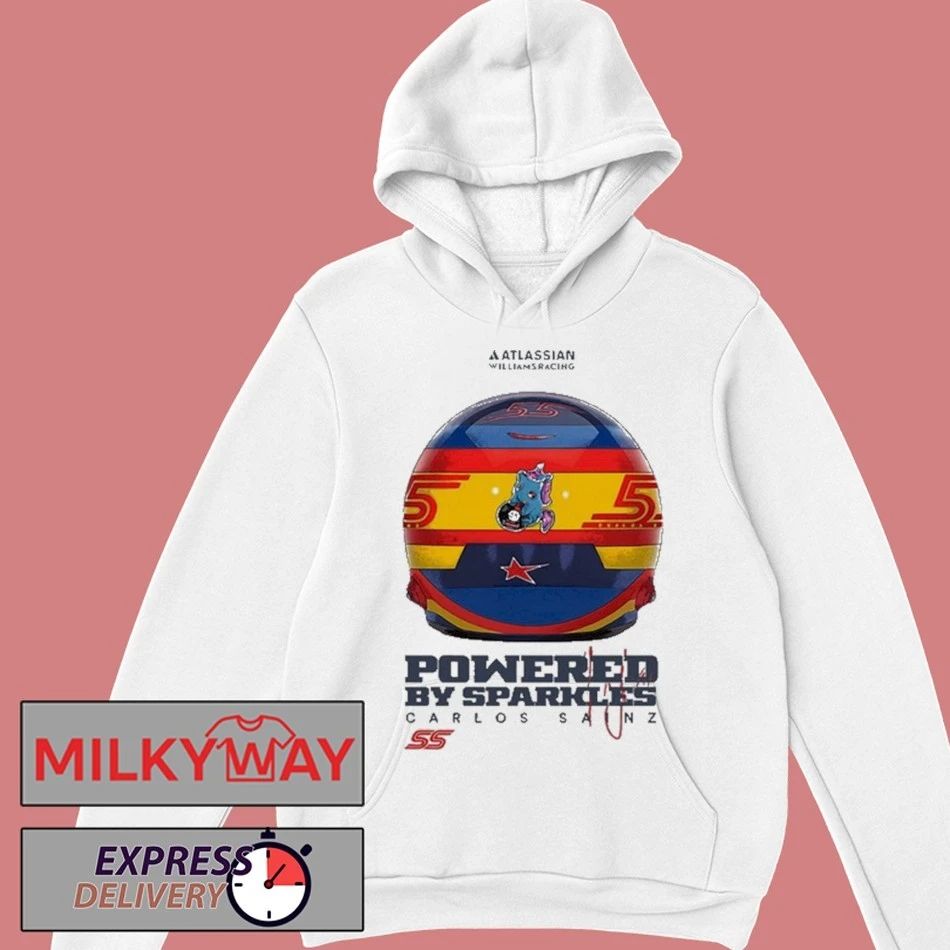 Atlassian Williams Racing Sparkles Powell By Sparkles Carlos Sainz Shirt