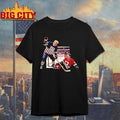 Trump Defeating Justin Trudeau Funny Hockey Shirt