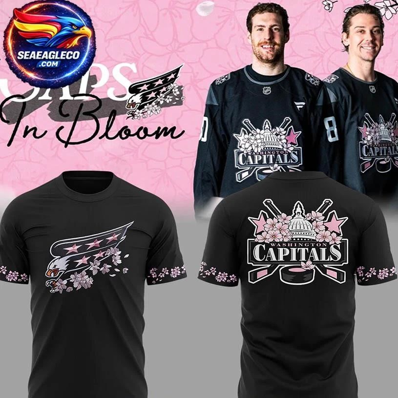Washington Capitals 2026 Cherry Blossom Night Celebarte Two Sided Shirt