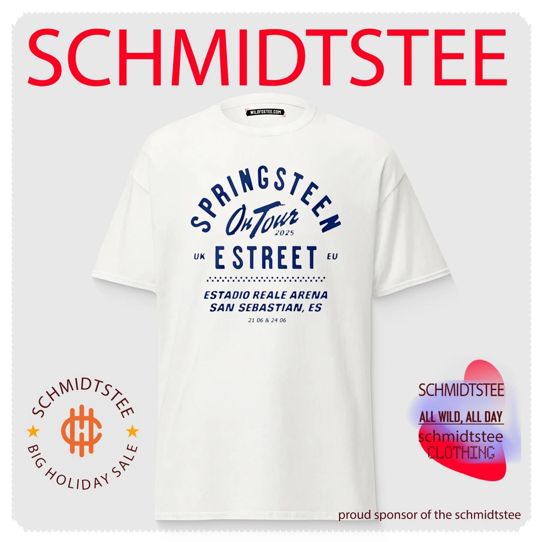 Bruce Springsteen And E Street Band San Sebastian Spain shirt