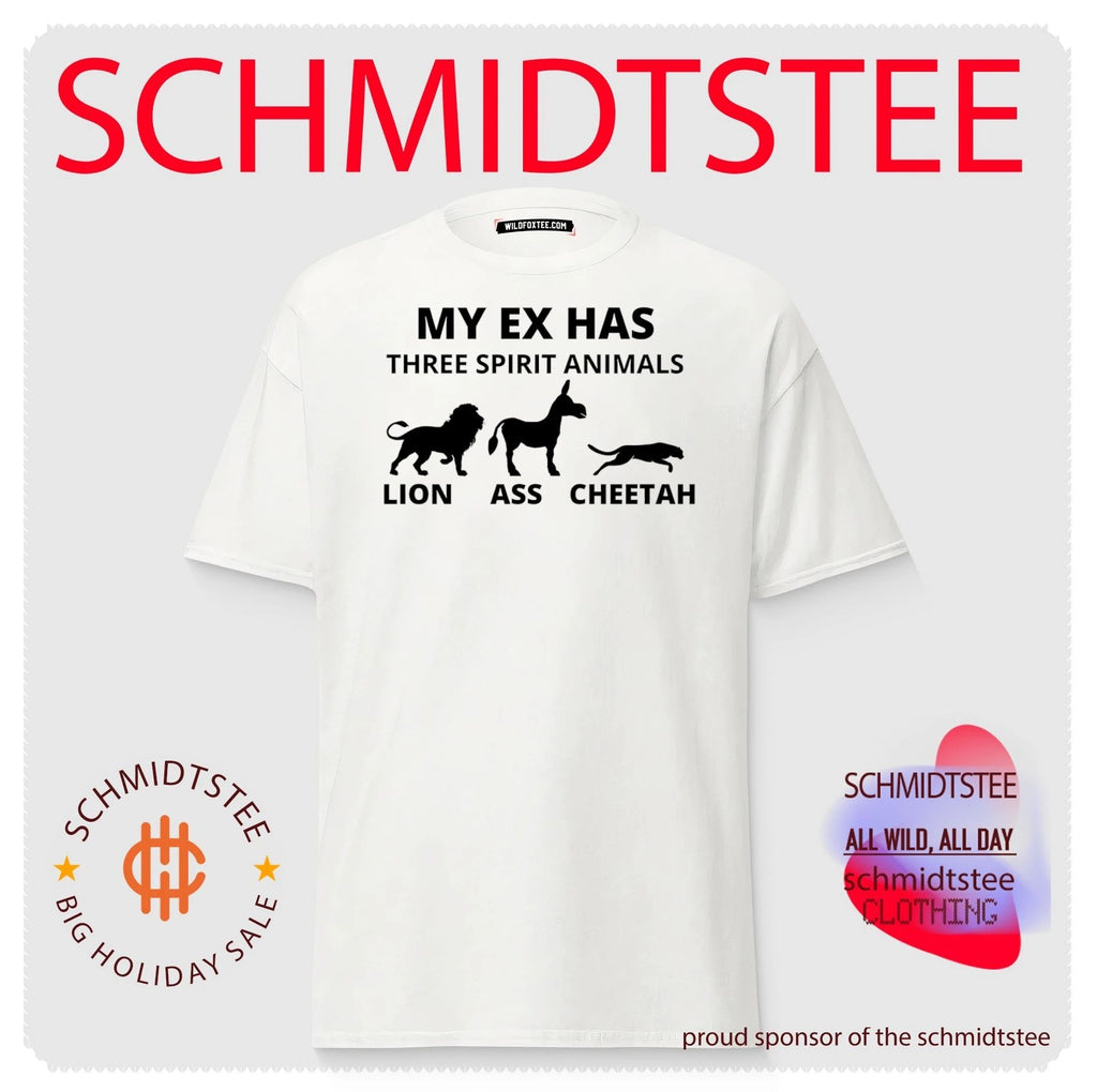 My ex has three spirit animals lion ass cheetah shirt