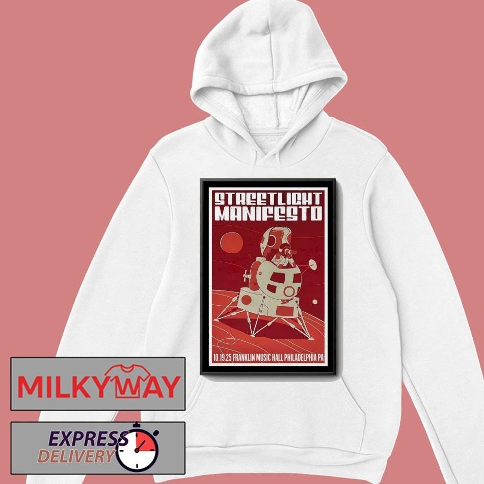 Streetlight Manifesto October 19, 2025 Franklin Music Hall, Philadelphia, PA Poster shirt