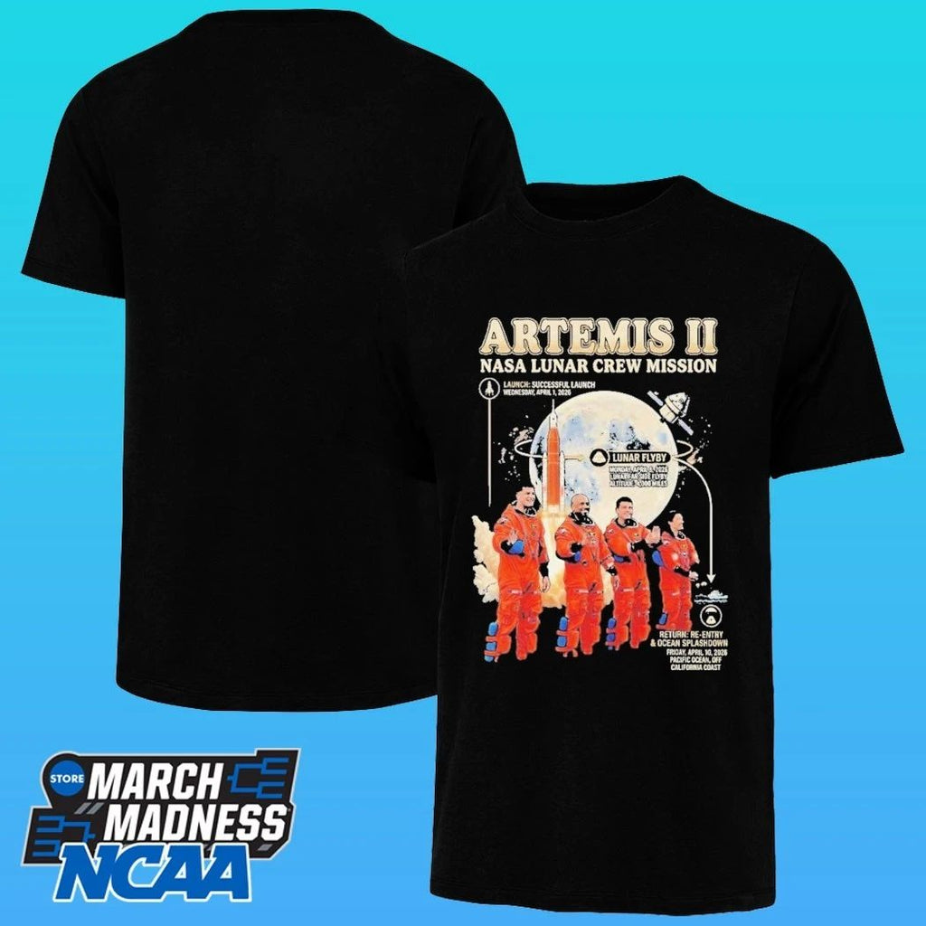Artemis Ii Nasa Lunar Crew Mission Shirt